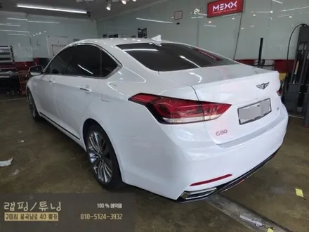 구미랩핑 현대 제네시스 G80 보험처리 전체랩핑 제거 후 3M2080 화이트 유광으로 재시공 구미튜닝 / 구미뿡카 / 구미 봉곡남로