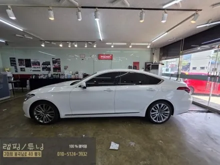 구미랩핑 현대 제네시스 G80 보험처리 전체랩핑 제거 후 3M2080 화이트 유광으로 재시공 구미튜닝 / 구미뿡카 / 구미 봉곡남로