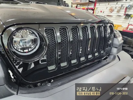 Jeep 지프 랭글러 그릴, 라이트 테두리 랩핑/ 구미랩핑/ 구미튜닝/ 구미뿡카 / 구미 봉곡남로