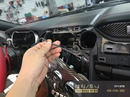 포드 머스탱 컨버터블 실내 엠비언트LED, 핸들 디스플레이 수리 개조 구미랩핑 / 구미튜닝 / 구미뿡카 / 구미 봉곡남로