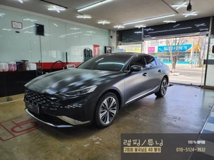 기아 K8 전체랩핑 시공 에이버리 사틴블랙 구미랩핑 / 구미튜닝 / 구미뿡카 / 구미 봉곡남로
