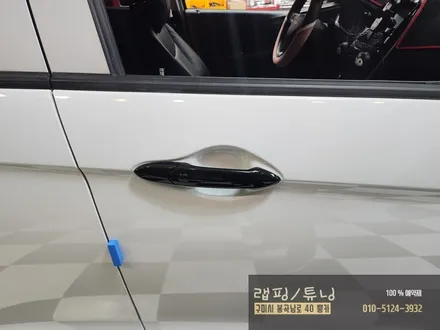 쉐보레 더뉴 스파크 사이드미러 랩핑, 도어캐치 랩핑, 인증LED, 락폴딩 시공 구미튜닝 / 구미랩핑 / 구미뿡카 / 구미 봉곡남로