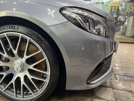 벤츠 C63 AMG (범퍼 보수 도색) 판교 자동차 외형복원 (백현동, 분당, 판교) / 경기 성남