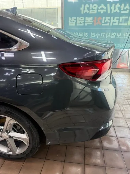 [백현동 자동차 수리] 쏘나타 뉴라이즈 후휀다 찌그러짐 사고 복원 사례 / 경기 성남