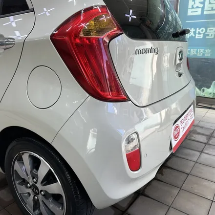 기아 모닝 조수석 후도어,후펜더,뒷범퍼 스크래치 도색 완벽복원! - 판교자동차외형복원 - / 분당 백현동 / 분당 판금도색 / 경기 성남