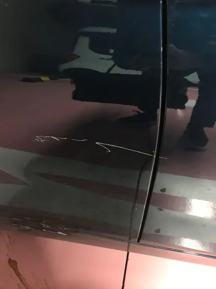 BMW 118d (스태프 도어 판금 도색) 판교 자동차 외형복원 (백현동, 분당, 판교) / 경기 성남