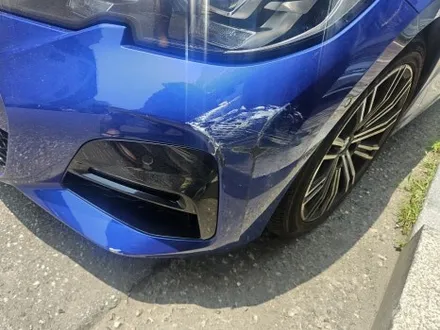 [판교 자동차 수리]BMW 3시리즈 앞범퍼 스크래치 피해차량 / 대물 보험수리 / 경기 성남