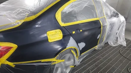 분당 BMW 복원 수리 320i 후도어 스크래치 도색 완벽 시공 / 경기 성남