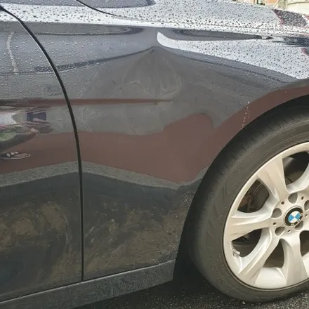 분당 판교 BMW 320D 조수석 전휀다 찌그러짐 판금도색 교환없이 복원 백현동 1급 공업사 / 경기 성남