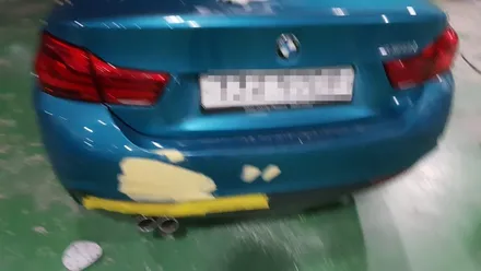 BMW 430i (범퍼 보수 도색) 판교 자동차 외형복원 (백현동, 분당, 판교) / 경기 성남