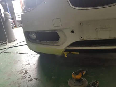 BMW 118d (범퍼 보수 도색) 판교 자동차 외형복원 (백현동, 분당, 판교) / 경기 성남