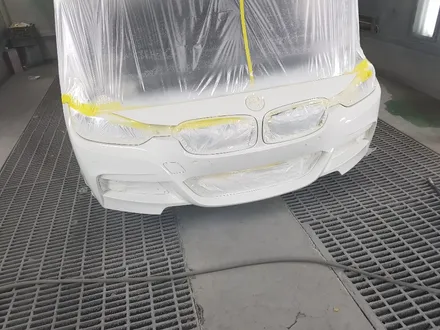 BMW 330i (범퍼 보수 도색) 판교 자동차 외형복원 (백현동, 분당, 판교) / 경기 성남