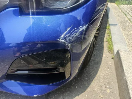 [판교 자동차 수리]BMW 3시리즈 앞범퍼 스크래치 피해차량 / 대물 보험수리 / 경기 성남