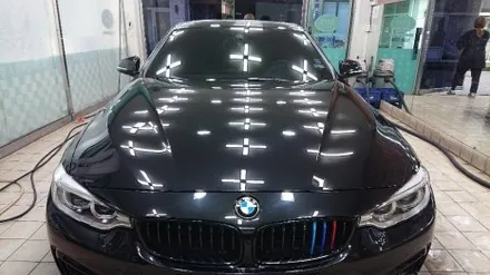 분당 BMW 도색 전문점 428i 조수석 후펜더 스크래치 완벽 복원 수입차 백현동 1급 공업사 합리적인 비용 안내 / 경기 성남