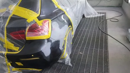 분당 도색 전문점 BMW 118d 조수석 후펜더 수리 범퍼 부분 도색 스크래치 완벽 복원 백현동 1급 공업사 / 경기 성남