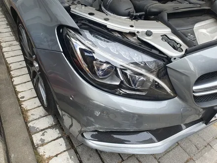 벤츠 C63 AMG (범퍼 보수 도색) 판교 자동차 외형복원 (백현동, 분당, 판교) / 경기 성남