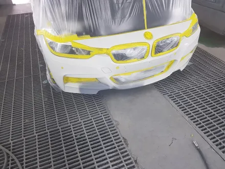 BMW 330i (범퍼 보수 도색) 판교 자동차 외형복원 (백현동, 분당, 판교) / 경기 성남