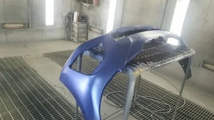 [판교 자동차 수리]BMW 3시리즈 앞범퍼 스크래치 피해차량 / 대물 보험수리 / 경기 성남