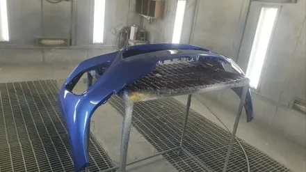 [판교 자동차 수리]BMW 3시리즈 앞범퍼 스크래치 피해차량 / 대물 보험수리 / 경기 성남