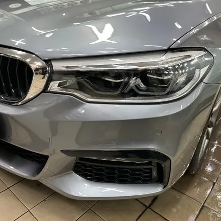 BMW 5시리즈 앞범퍼 찌그러짐 / 스크래치 판금도색 완벽복원! - 판교자동차외형복원 - / 분당 판금도색 / 분당 자동차 수리 / 판교 백현동 / 경기 성남