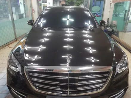 벤츠 S 450 (도어 판금 도색) 판교 자동차 외형복원 (백현동, 분당, 판교) / 경기 성남