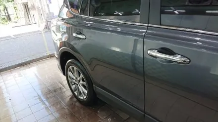 분당 수입차 수리 전문점 도요타 라브4 깊은 스크래치 도색 완벽 복원 백현동 1급 공업사 / 경기 성남