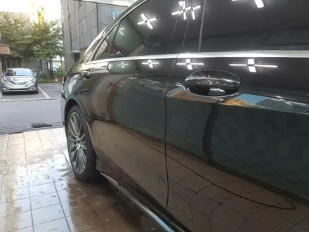 벤츠 S 450 (도어 판금 도색) 판교 자동차 외형복원 (백현동, 분당, 판교) / 경기 성남