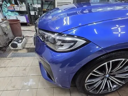 [판교 자동차 수리]BMW 3시리즈 앞범퍼 스크래치 피해차량 / 대물 보험수리 / 경기 성남