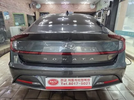 현대 쏘나타DN8 조수석 후도어+후펜더+뒷범퍼 찌그러짐 판금도색 완벽 복원! -판교자동차외형복원- / 경기 성남