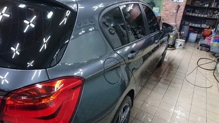 분당 도색 전문점 BMW 118d 조수석 후펜더 수리 범퍼 부분 도색 스크래치 완벽 복원 백현동 1급 공업사 / 경기 성남