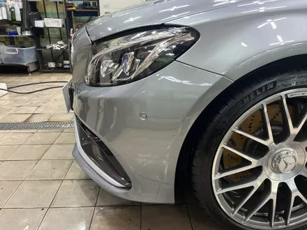 벤츠 C63 AMG (범퍼 보수 도색) 판교 자동차 외형복원 (백현동, 분당, 판교) / 경기 성남