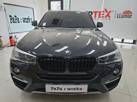 F바디 2015년 BMW X4 썬팅 파파웍스 루마버텍스 재시공