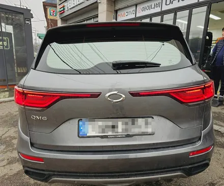 르노코리아 QM6 반사썬팅 티나인 V100과V1시공