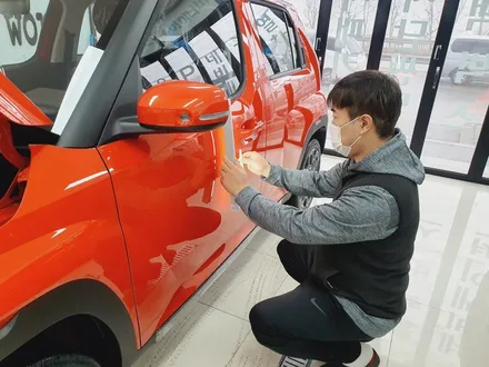 안양 캐스퍼 티나인V100 반사썬팅 신차패키지로 한방에 해결