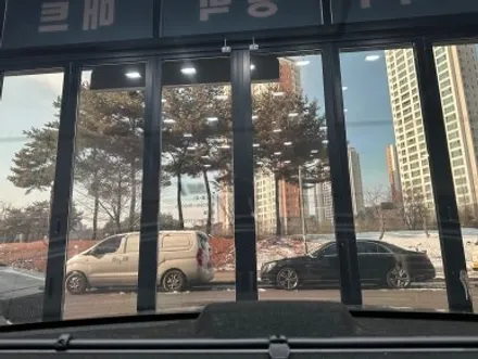 대전 썬팅 SM6 솔라가드 프리미엄 S라인 후면 재시공 스팀세차 / 대전 서구