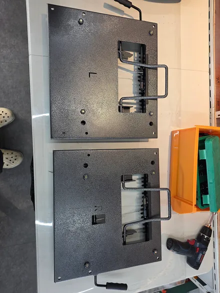대전 박스카 KA4 카니발 11자 통합레일 3열 탈부착 9인승 -> 6인승 모빌하임 P3 라떼 브라운 시공 / 대전 서구
