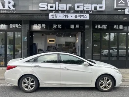 대전 썬팅 YF쏘나타 애니가드 AP80R 전체 썬팅 재시공 / 대전 서구