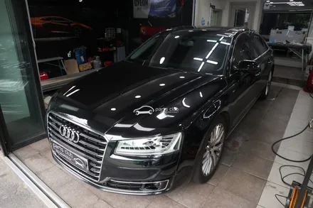 아우디 A8L 60TDI 사고수리 전체랩핑 휠복원 한곳에서 해결 / 서울 양천