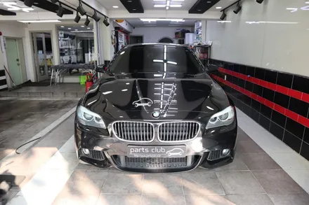 [파츠클럽] BMW F10 5시리즈 520d 다이아몬드 화이트 전체랩핑 / 서울 양천