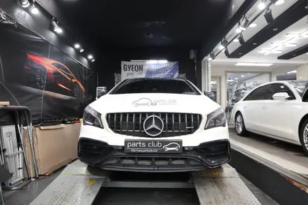[파츠클럽] 벤츠 W117 CLA45 AMG 디스트로닉 엠블럼 장착이 가능할까? / 서울 양천