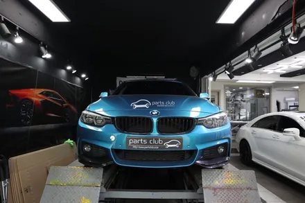 앞범퍼 달린 부품 제거 방법은? BMW F32 428i 프론트립 재장착 / 서울 양천