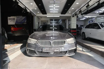 BMW G30 M550i 사이드미러 파손으로 깜박이 부품 수리 및 교체 드라이카본 M타입 뿔미러 / 서울 양천