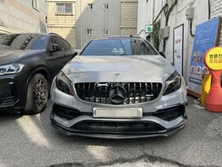 벤츠 W176 A45 AMG 뒷범퍼 사고 카본 디퓨져 교체 랩핑 재시공 보험처리 / 서울 양천