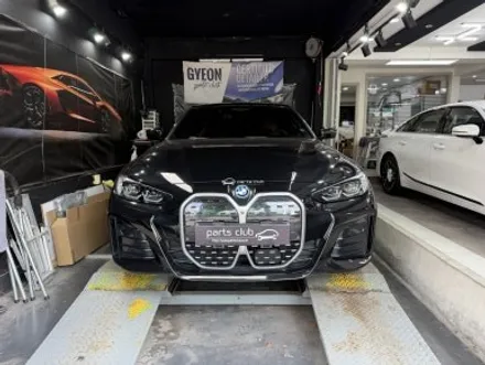 BMW G26 i4 크리스탈 기어봉 교체 & M타입 유광블랙 키드니 그릴 장착 / 서울 양천 신정동