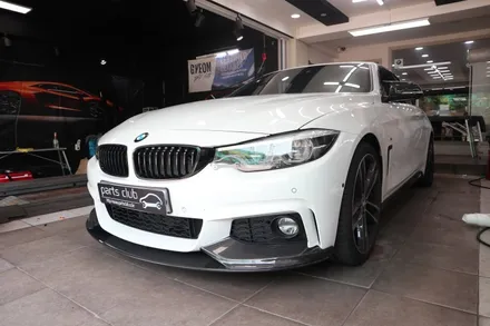 [파츠클럽] BMW F33 430i 컨버터블 카본 프론트립 사이드미러커버 교체 튜닝 / 서울 양천
