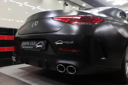 [파츠클럽] 벤츠 C257 CLS400d CLS53 AMG 뒷범퍼 바디킷 GT 세로그릴 교체 / 서울 양천