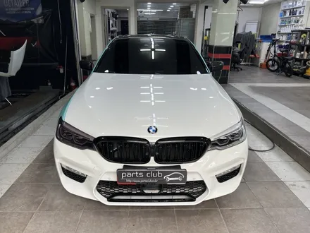 BMW G30 520d 앞범퍼 본넷 사고 자차보험처리 수리 M5룩 바디킷 교체 / 서울 양천
