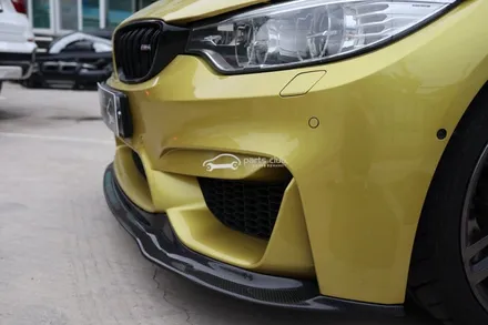BMW F82 M4 오스틴옐로우 V타입 카본 프론트립 장착 / 서울 양천 신정동