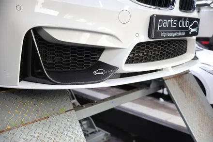 [파츠클럽] BMW F82 M4 퍼포먼스 프론트립 에어뎀 장착 / 서울 양천 신정동