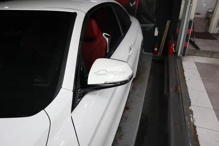 [파츠클럽] BMW F33 430i 컨버터블 카본 프론트립 사이드미러커버 교체 튜닝 / 서울 양천